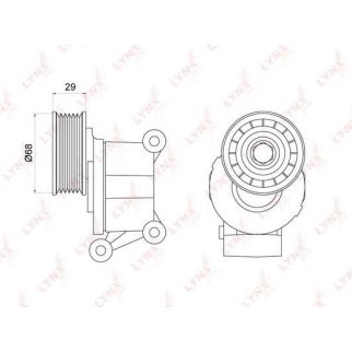 Натяжитель ремня LYNXauto PT-3012 фото