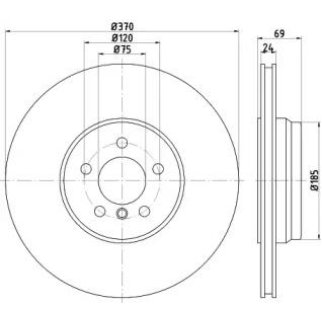 Тормозной диск с покрытием PRO фото