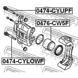 Направляющая суппорта FEBEST 0474-CYUPF фото