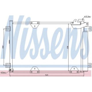 Радиатор кондиционера Nissens 94892 фото