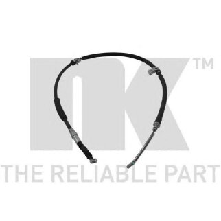 Трос стояночного тормоза задний левый / HYUNDAI Trajet (дисковые тормоза) 99~04 фото