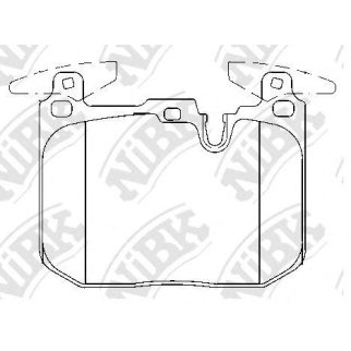 Колодки тормозные передние к-кт NiBK PN32003 фото