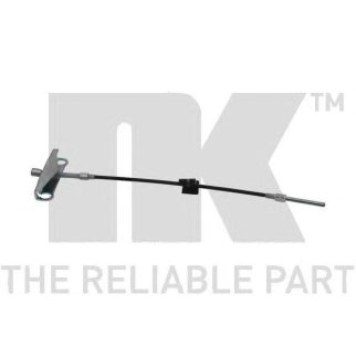 Трос ручного тормоза TOYOTA AURIS 07- 340мм передний фото