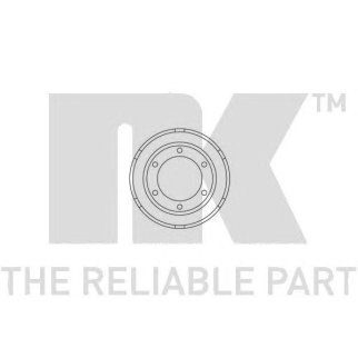 Барабан тормозной задний (280x75mm) / FORD Transit RWD (двухскатные колеса) 00~06 фото