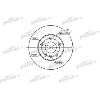 Диск тормозной PATRON PBD4051 фото