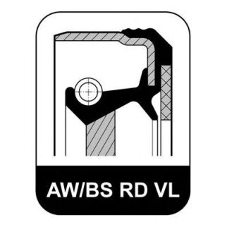 Сальник коленвала MERCEDES дв.OM314,OM352,OM362,OM364,OM366 передний (65x90x13) ELRING фото