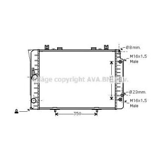Радиатор основной AVA MSA2151 фото