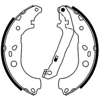 Колодки барабанные к-кт FERODO FSB687 фото