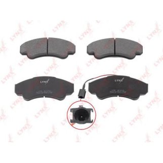 Колодки тормозные передние к-кт LYNXauto BD-2216 фото