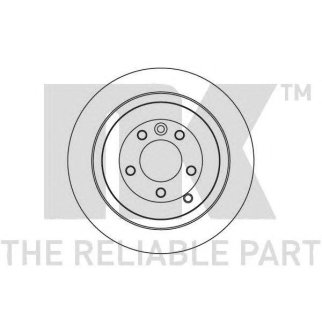 Диск тормозной задний вентилируемый NK 204029 фото