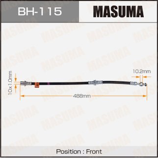 BH-115_шланг тормозной передн.! L488 Toyota Carina/Corolla 1.3-2.0D 87-93 фото