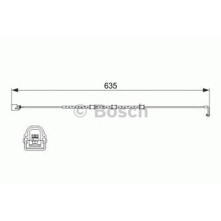 Датчик износа колодок BOSCH 1 987 474 515 фото