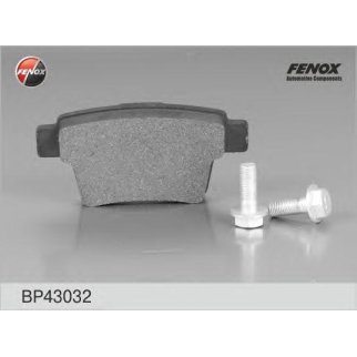 Колодки тормозные задние дисковые к-кт Fenox BP43032 фото