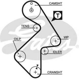 Ремень ГРМ GATES 5202XS фото