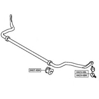 Стойка переднего стабилизатора ASVA 0423-KBR фото