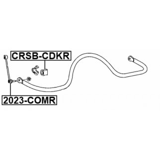 Втулка заднего стабилизатора FEBEST CRSB-CDKR фото 2 Втулка заднего стабилизатора FEBEST CRSB-CDKR фото 2