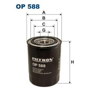 Фильтр масляный FILTRON OP 588 фото