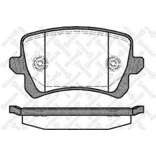 Колодки тормозные STELLOX _002001_SX фото