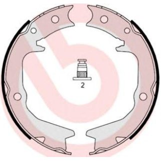 Колодки ручного тормоза к-кт Brembo S 54 519 фото