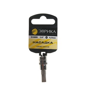 Насадка 1/4" шлиц 6,5мм ЭВРИКА фото