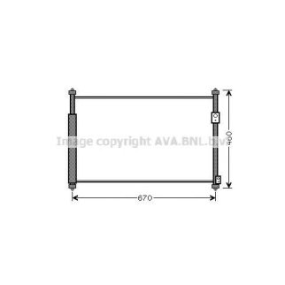 Радиатор кондиционера (конденсер) AVA SZ5108D фото
