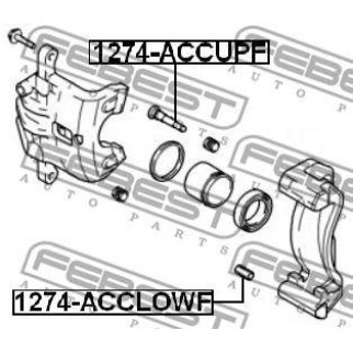 Втулка направляющей суппорта FEBEST 1274-ACCUPF фото