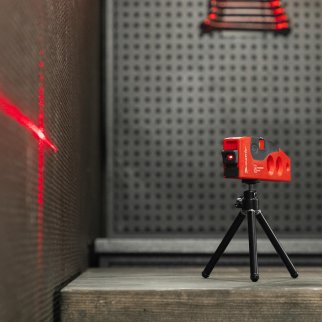 MATRIX 35022 Уровень лазерный, 180мм, 220мм штатив, 4 глазка фото 13