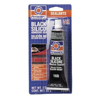 Герметик PERMATEX силиконовый черный (60-230С) 85г. фото