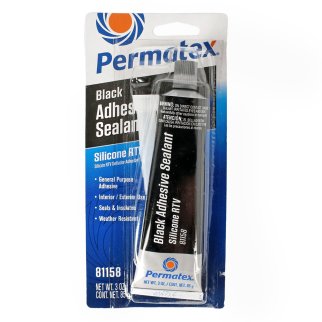 Герметик PERMATEX силиконовый черный (60-230С) 85г. фото