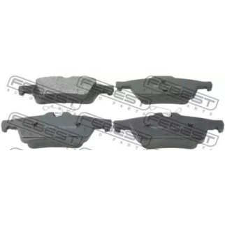Колодки тормозные задние дисковые к-кт FEBEST 2101-CBSR фото