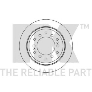 204575_диск тормозной задний! Toyota Land Cruiser all 96> фото