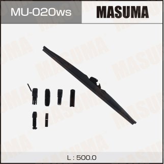 Щетка стеклоочистителя зимняя 500 мм каркасная 1 шт MASUMA Snow Blade MU-020ws фото