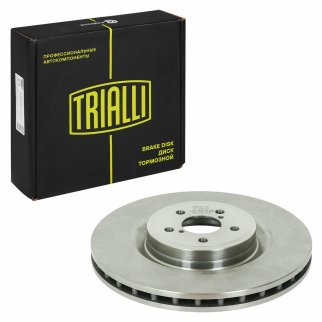 Диск тормозной передний вентилируемый TRIALLI DF 220108 фото