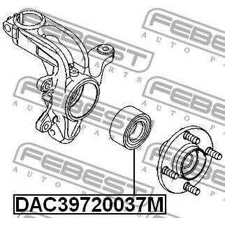 Подшипник передней ступицы FEBEST DAC39720037M фото