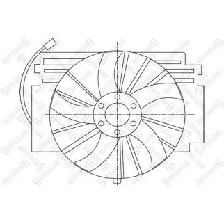29-99365-SX_вентилятор охлаждения! BMW E53 3.0i 24V 00-06 фото