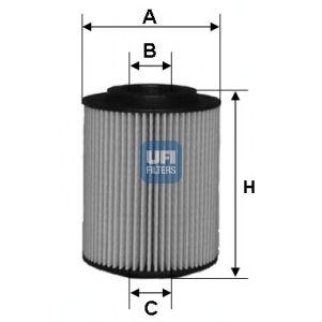 Фильтр масляный UFI 25 050 00 фото