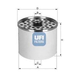 Фильтр топливный UFI 24.360.00 фото