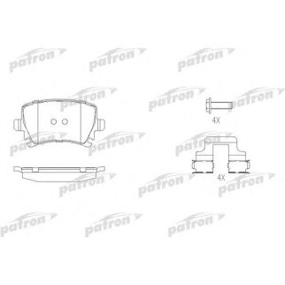 Колодки тормозные дисковые задн AUDI A3 QUATTRO, A6, A6 QUATTRO, VOLKSWAGEN CADDY, TOURAN фото