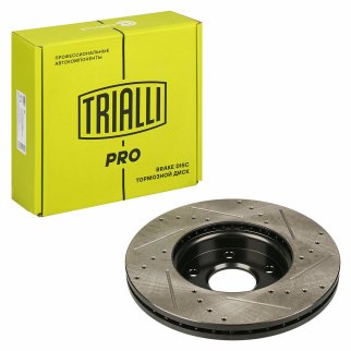 Диск тормозной передний вентилируемый TRIALLI DF 1061S фото 2