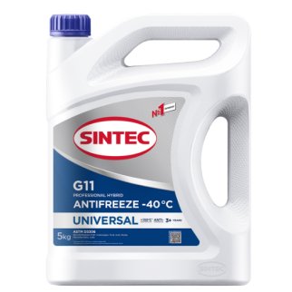 Антифриз синий SINTEC UNIVERSAL G11 5кг фото