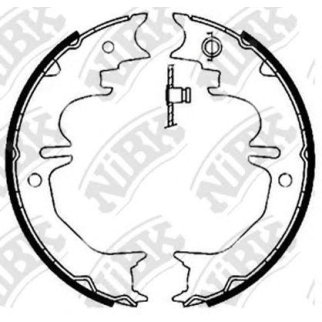 Колодки ручного тормоза к-кт NiBK FN0642 фото