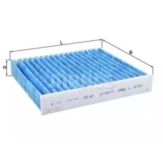 Фильтр салона CareMetix. DACIA: LOGAN II 12-, SANDERO II 12-  LADA: VESTA 15-, X-RAY 16-  RENAULT: CAPTUR 13-, CLIO IV 12-, LOGAN II 13-, SANDERO/STEPWAY II 13- фото