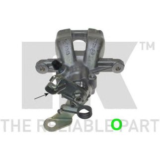 Суппорт тормозной задний правый (однопоршневой) / FIAT Grande Punto,Punto,OPEL Corsa-D 05~ фото