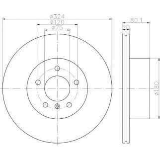Диск тормозной задний TEXTAR 92146303 фото