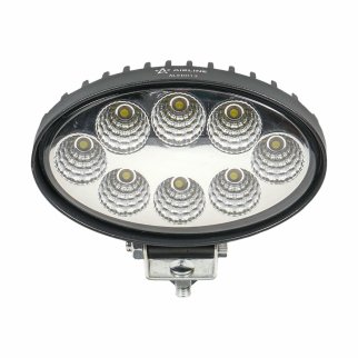 Фара светодиодная овальная, 8 LED рассеянный свет, 24W (140х86х55) 12/24V (ALED013) фото 2