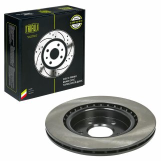 Диск торм. для а/м Mercedes A (W176) (12-)/CLA (C117) (13-) зад. d=295, thk=22 (окраш.) (DF 190425) фото 2