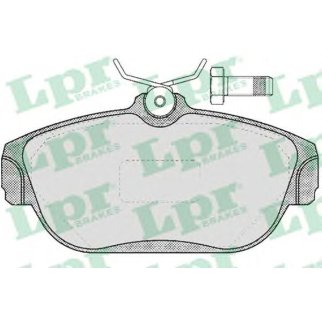 Колодки тормозные передние к-кт Lpr 05P382 фото