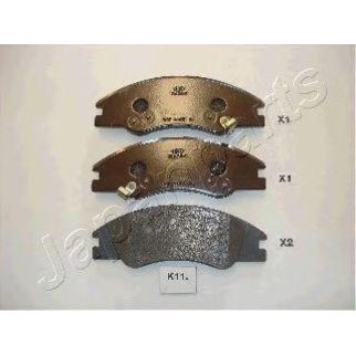 Колодки тормозные Japanparts PA-K11AF фото