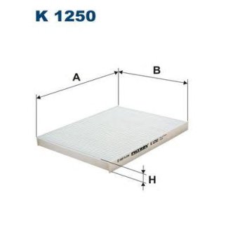 Фильтр салона FILTRON K 1250 фото