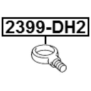 Крюк буксировочный FEBEST 2399-DH2 фото 2